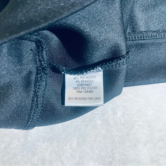 Material Girl Black Sleeveless Top with Mesh Detail - Picture 6 of 6